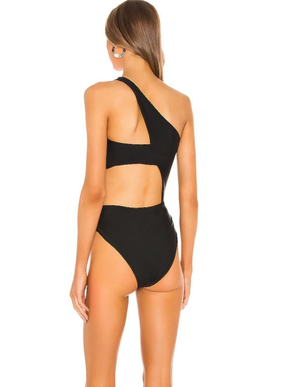 Like-New Women's Lovers and Friends Blak Aiko One Piece Bathing Suit, Size: Smal - Picture 4 of 5